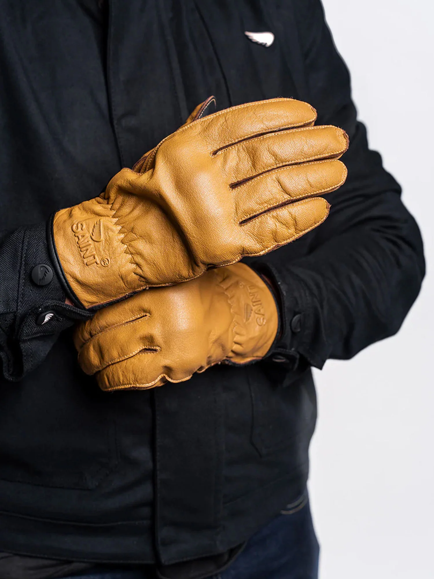 SA1NT Inside Out Gloves | Light Tan - Image 3