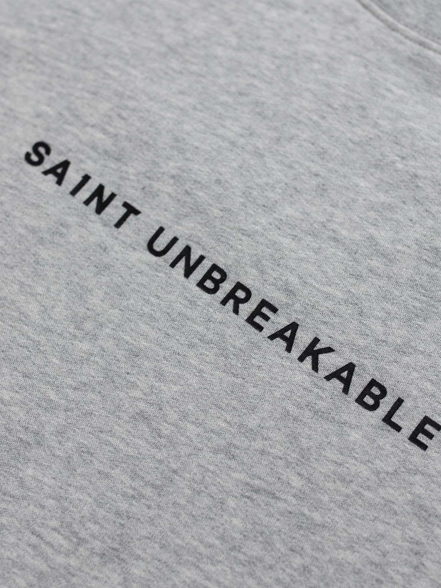 🎁 SA1NT Unbreakable Minimalistic Crew | Grey Marle - Image 3