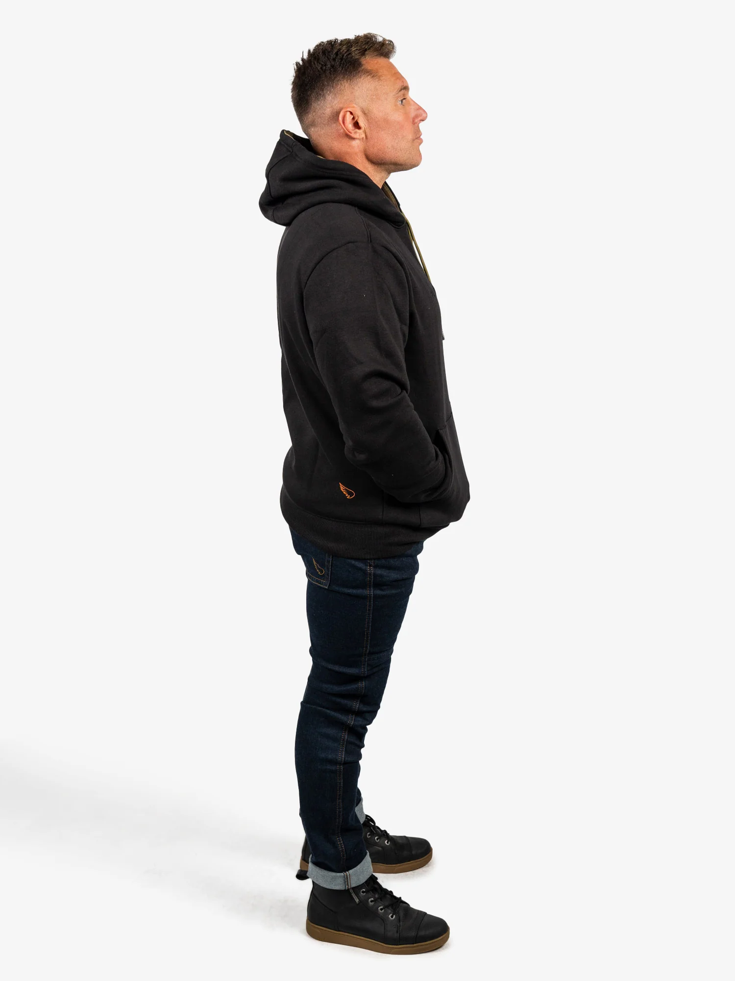 Embroidered Cotton Tencel Hoodie - Image 3