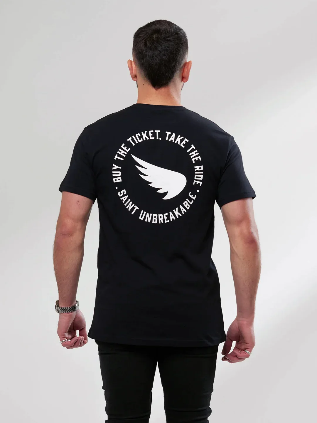 SA1NT Bullseye Tee - Black - Image 3