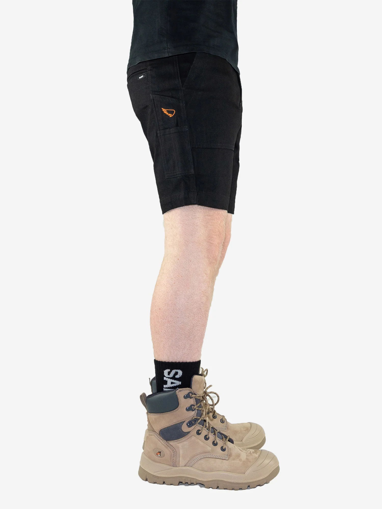 Twill Short - Black - Image 5