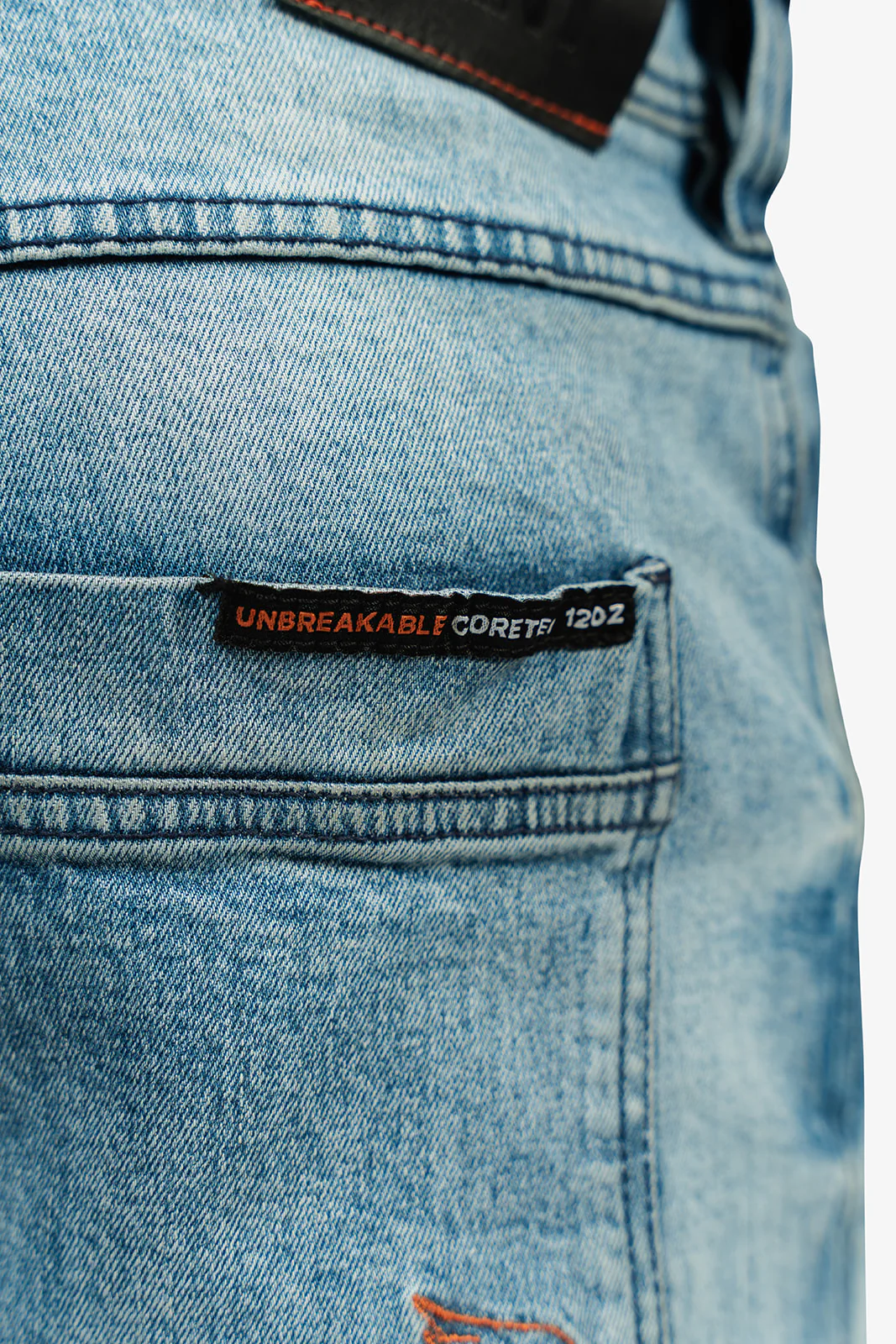 Unbreakable 12oz Coretec Straight Jeans | Bleached | Armors Included - Image 7