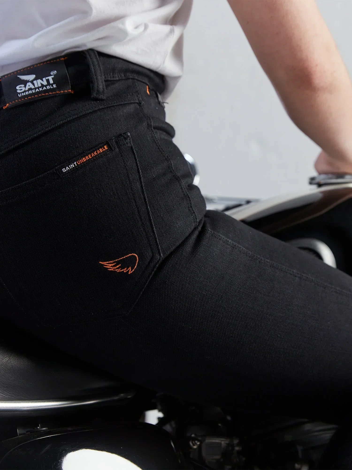 Women's Unbreakable High Rise Skinny Jeans | Black | Armor Pockets - Image 3