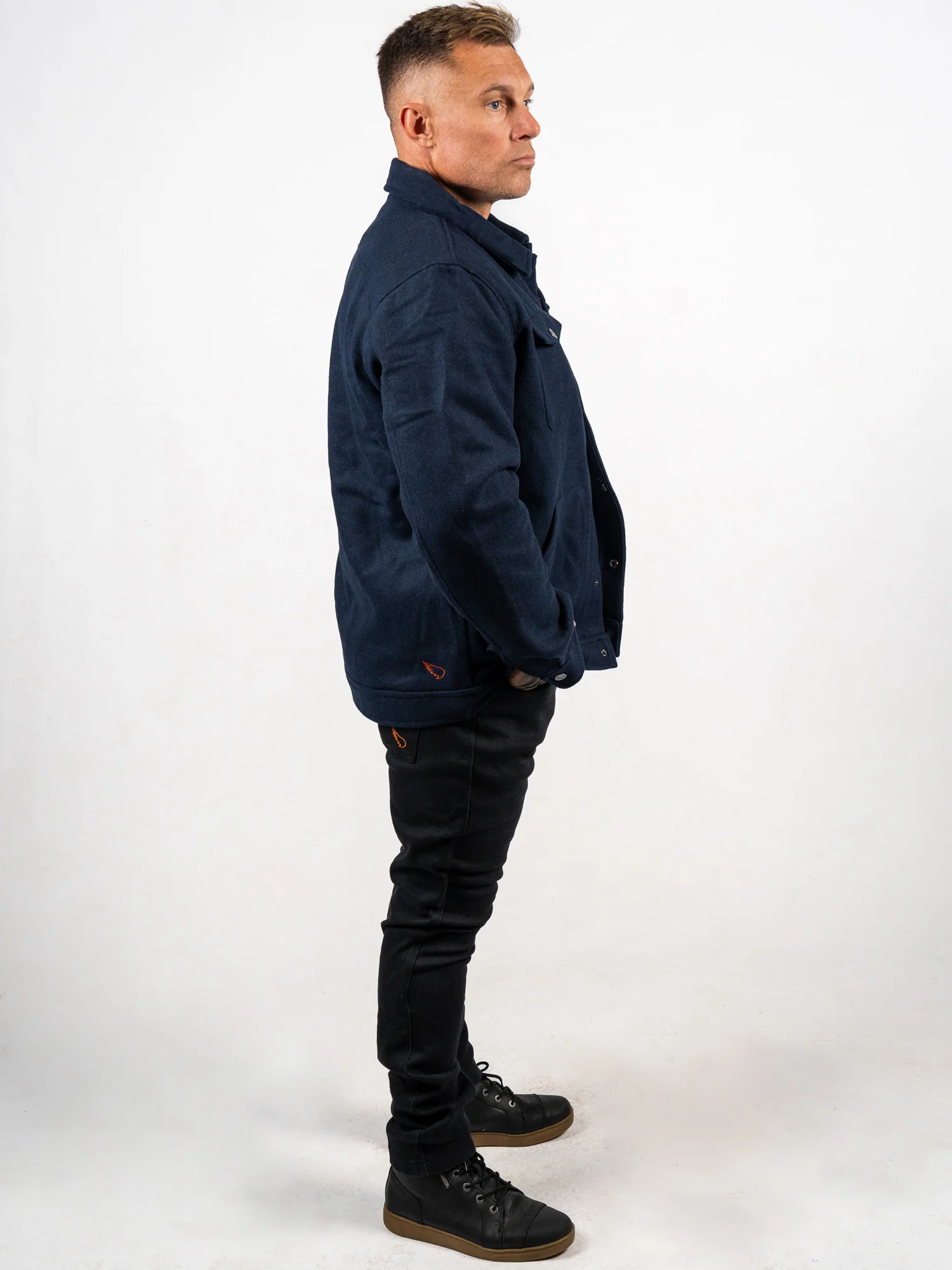 Wool Sherpa Lined Jacket - Image 4